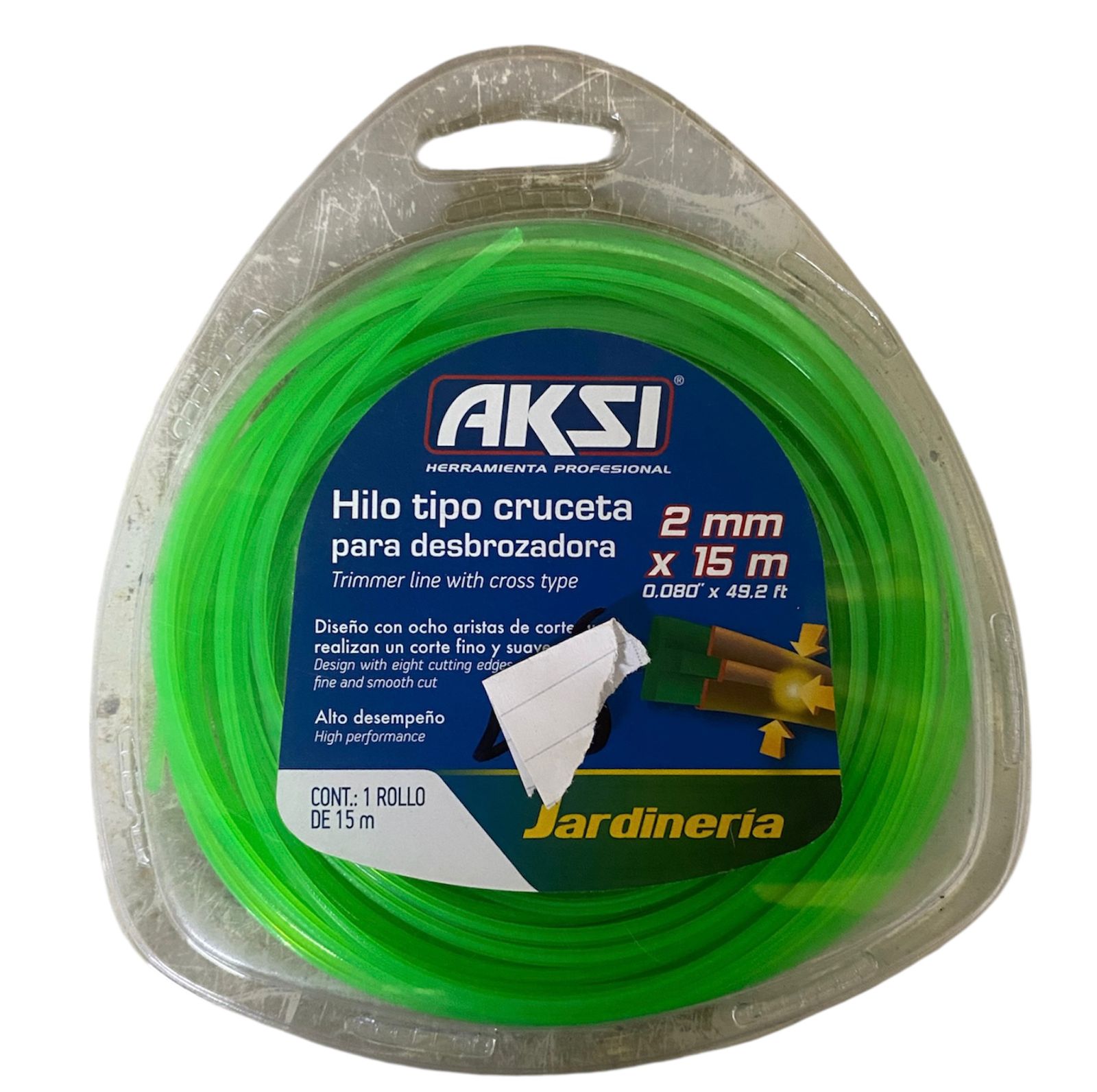 Hilo Para Desbrozadora 2mm X 15m